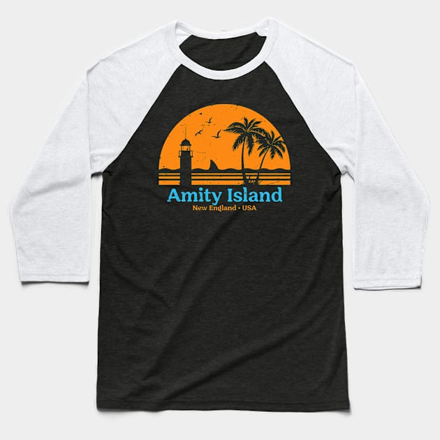 Amity #1 Baseball T-Shirt by cpt_2013